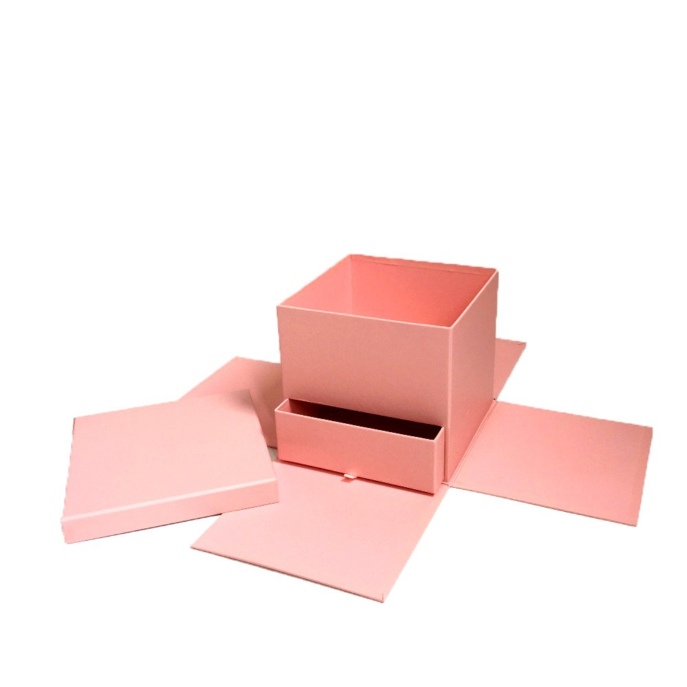 balloon flower box Fresh Color Paper Cardboard flower gift box luxury Rose Chocolate Gift box flower rose Printing Service