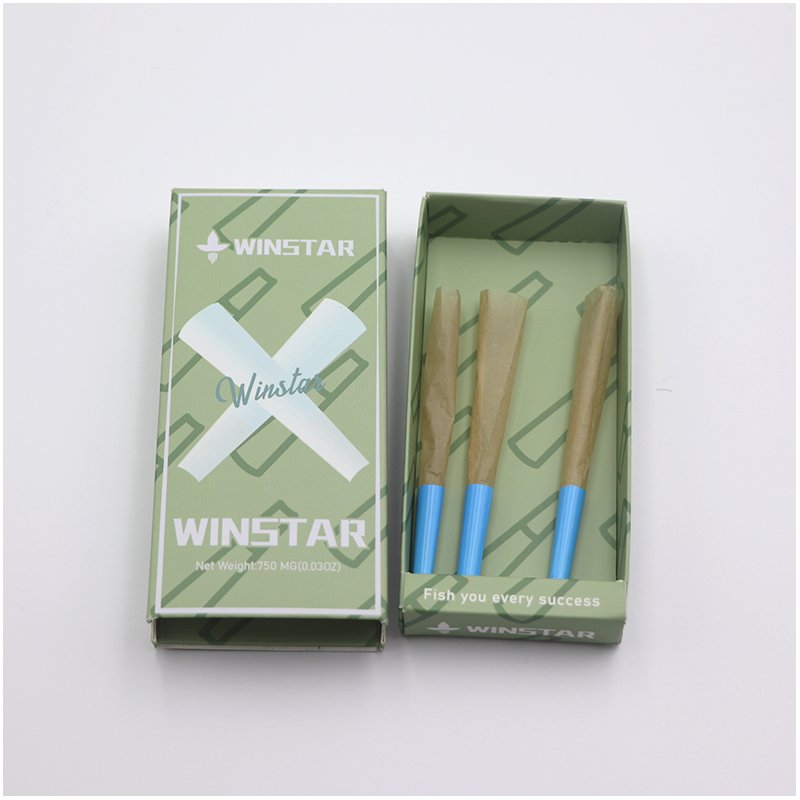 Custom Printed Cigarettes Pre Roll Box 5 Pack Rigid Paper Drawer Box Smoking Preroll Packaging