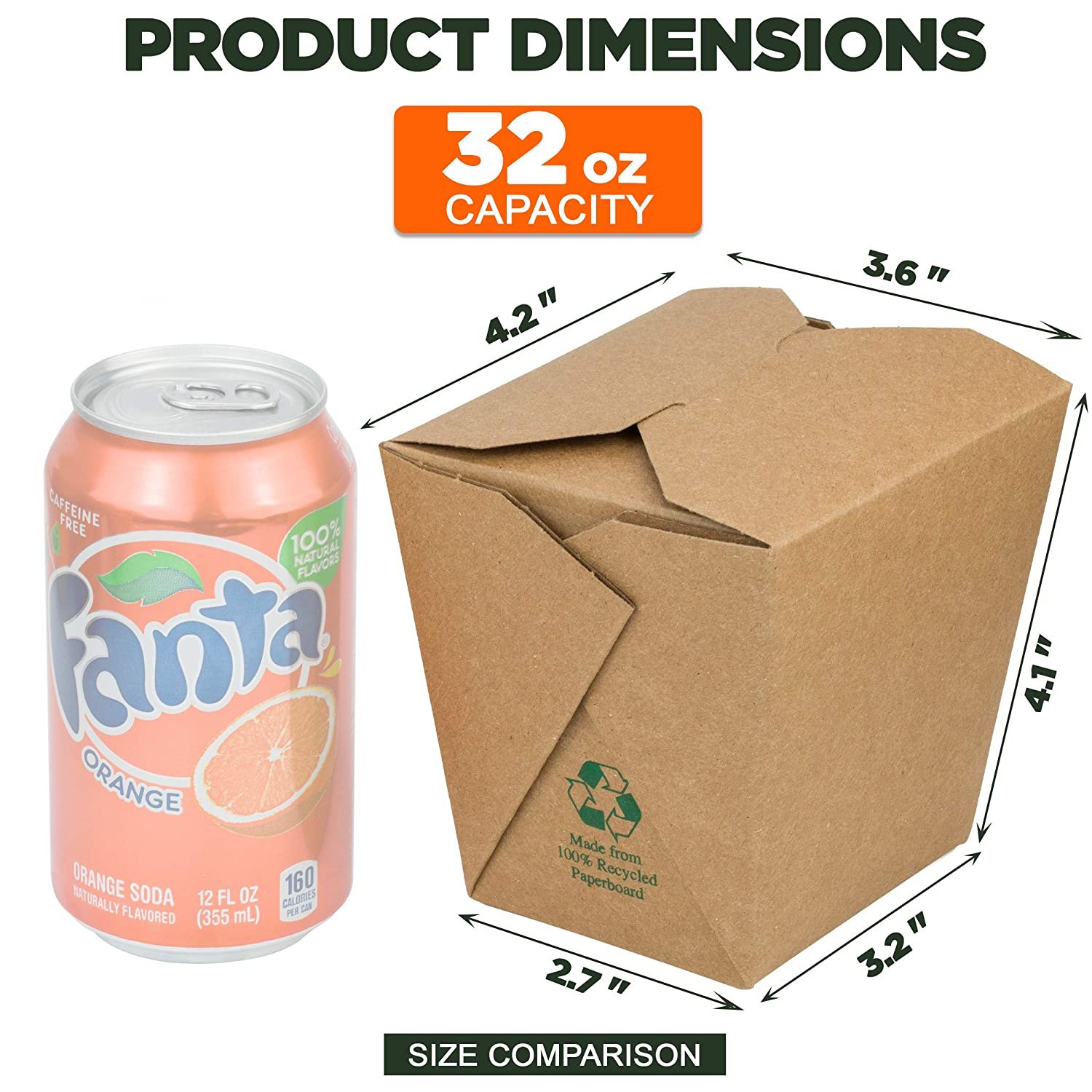eco friendly packaging food box takeaway custom disposable paper fast food box paper container paper bowl
