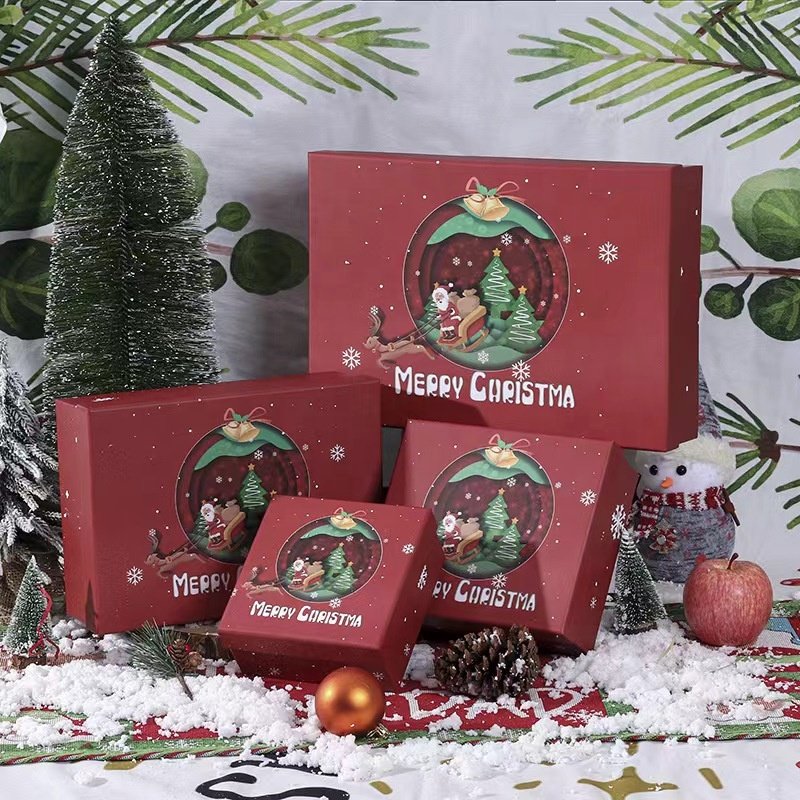 Wholesale Christmas Gift Boxes Merry Christmas Presents Gifts Packaging Boxes