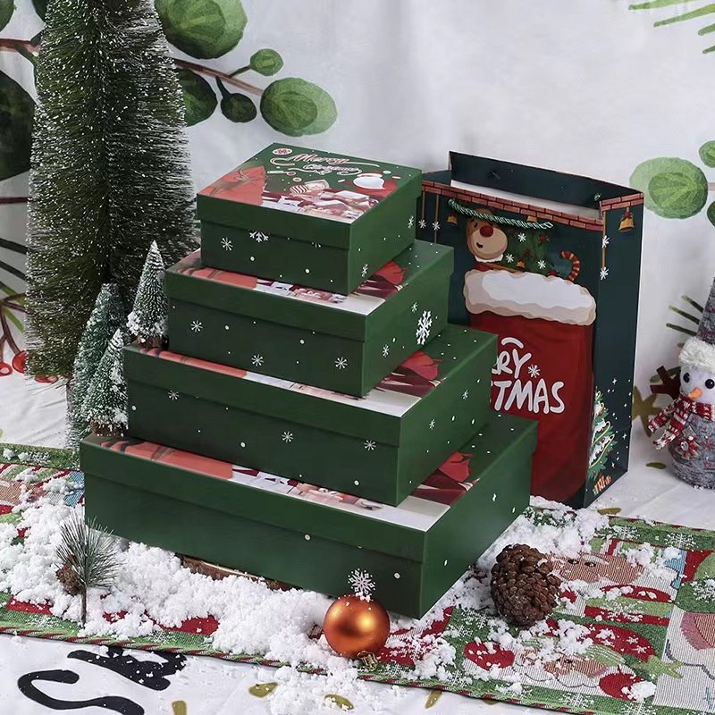 Wholesale Christmas Gift Boxes Merry Christmas Presents Gifts Packaging Boxes