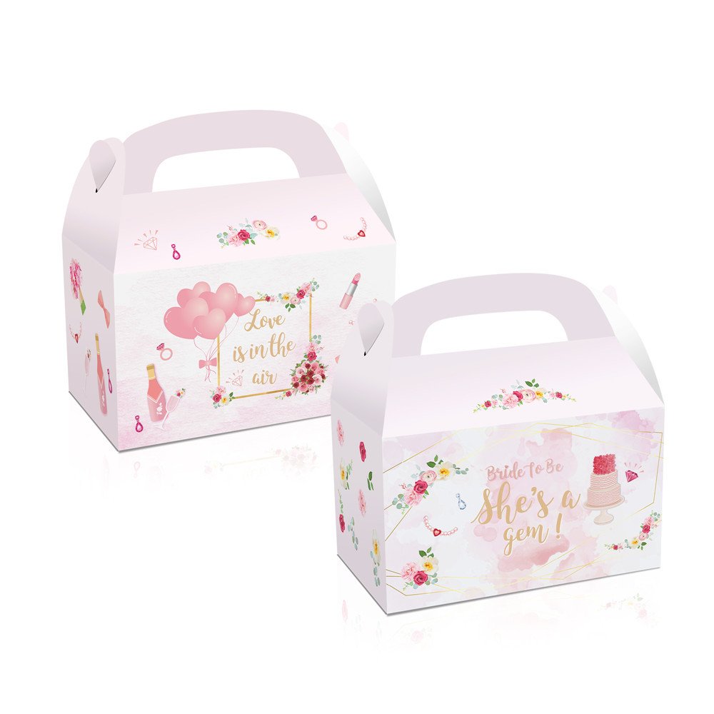 Xindeli DD091 Bride To Be Design Valentine's Day Cake Candy Chocolate Packing Treat Gift Box For Wedding Party Decorations
