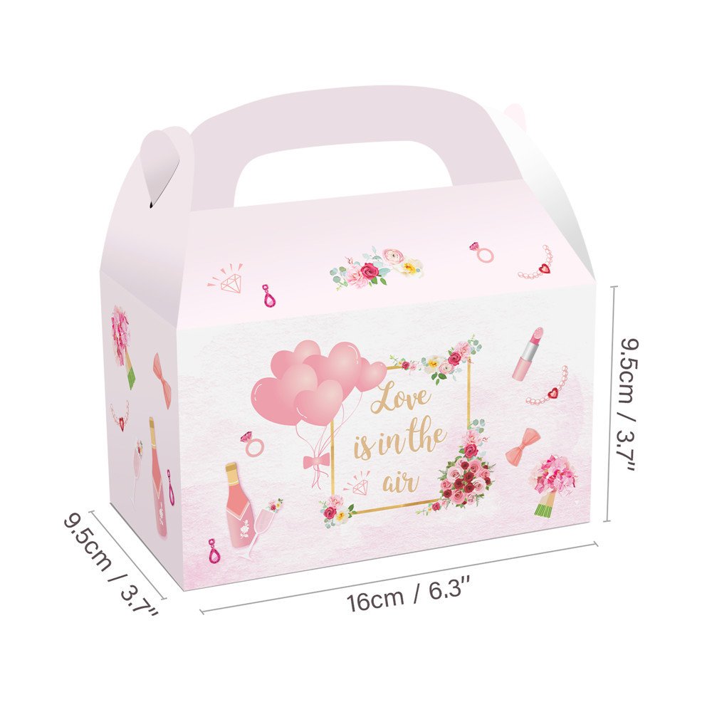 Xindeli DD091 Bride To Be Design Valentine's Day Cake Candy Chocolate Packing Treat Gift Box For Wedding Party Decorations