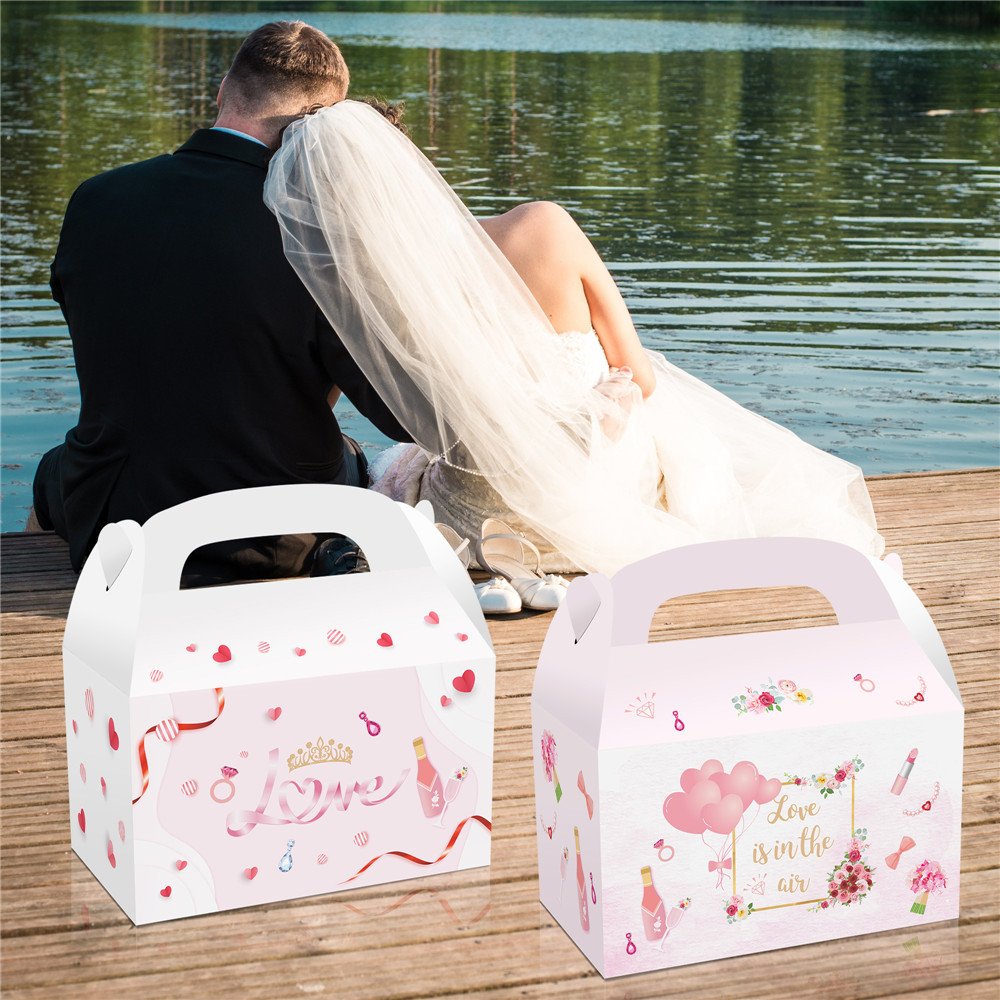 Xindeli DD091 Bride To Be Design Valentine's Day Cake Candy Chocolate Packing Treat Gift Box For Wedding Party Decorations