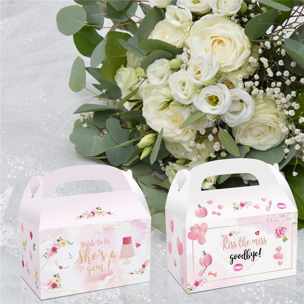 Xindeli DD091 Bride To Be Design Valentine's Day Cake Candy Chocolate Packing Treat Gift Box For Wedding Party Decorations