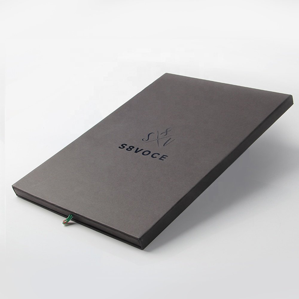 Eco Paper Box Luxury Black Drawer Box packaging Custom Black Tshirt Box T-shirt packaging