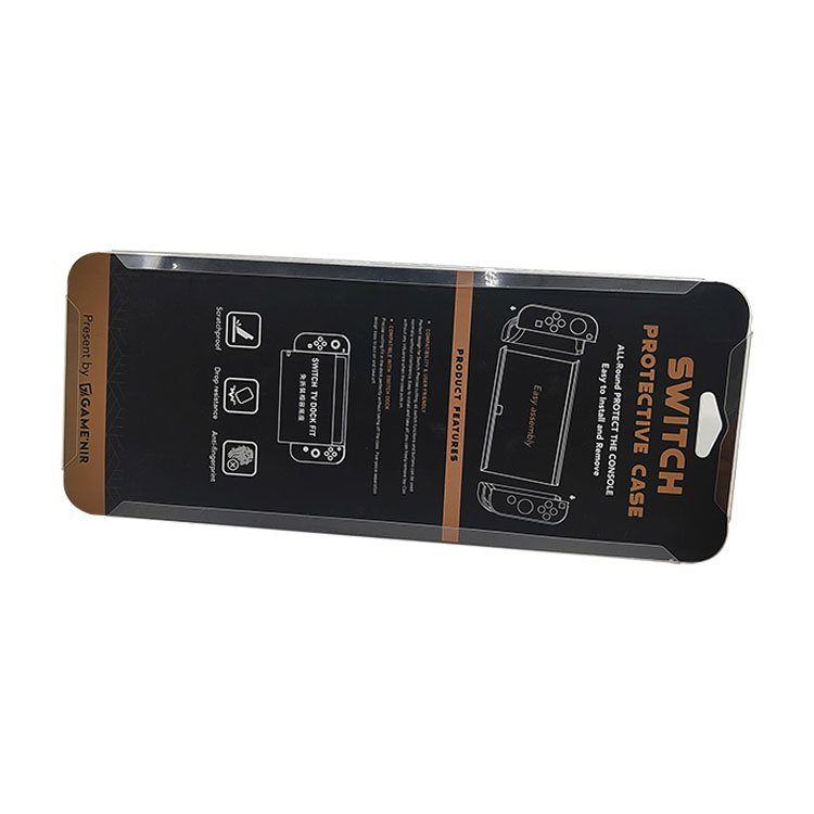 Customized Disposable Plastic Clamshell Edgefold Sliding Blister Card Packaging Rectangle Boxed UV Coating Embossing Packing