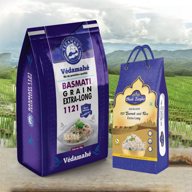 Custom Printing Laminated Plastic Wheat Flour Packaging Bags 2kg 5kg 10kg 25 Kg Empty Rice Bags Heat Seal Plastic Bag For Grain