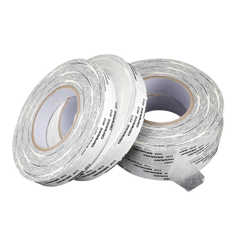 custom clear transparent strong double sided Tissue Non-woven Fabric cloth adhesive acrylic paper tape roll heavy duty