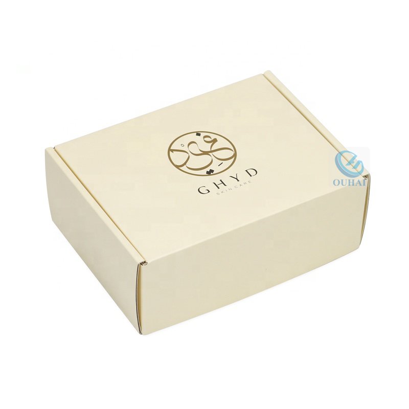 Cardboard Logistics Packaging Custom Private Brand Logo Cosmetic Box Corrugated Paper Shipping Mailer Boxes for Wholesale