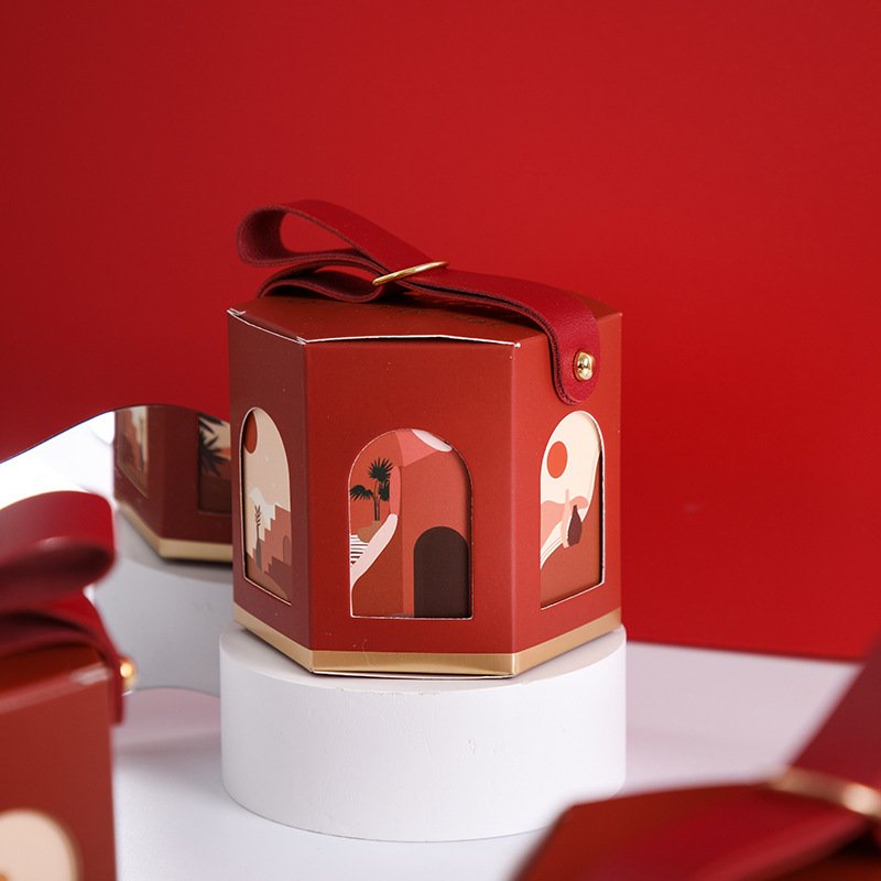 Custom Logo new portable candy box wedding gift companion gift box wedding creative engagement candy packaging box