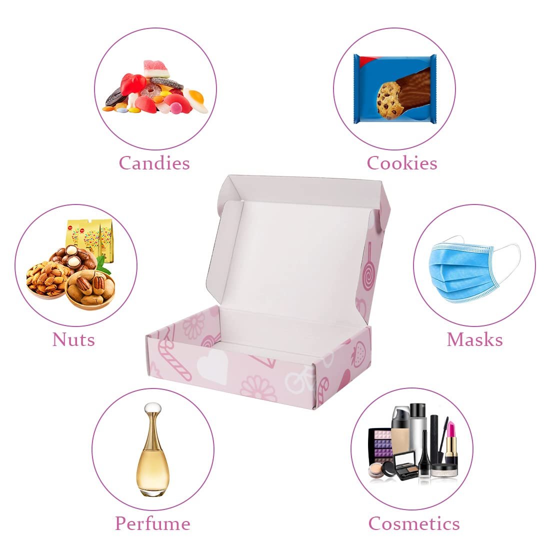 Colorful paper box cosmetic lipstick gift packaging paper shipping boxes