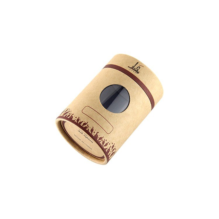 Explosive New Products High Quality Perfume Packaging Cylinder Food Tea Packaging Tube With Window