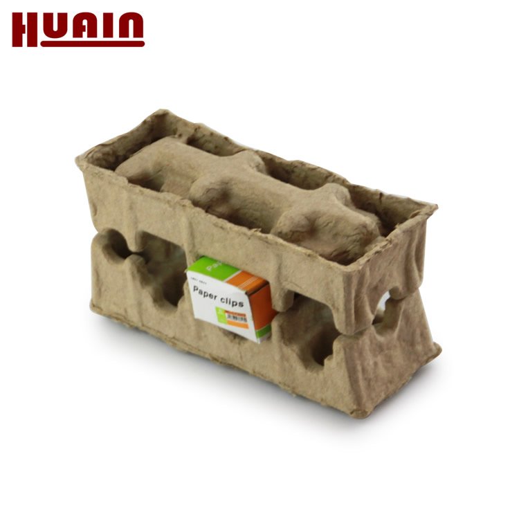 Wholesale Low Volume Molded Pulp Biodegradable Recyclable Molded Pulp Tray of Paper-Pulp Packaging Manufacturers