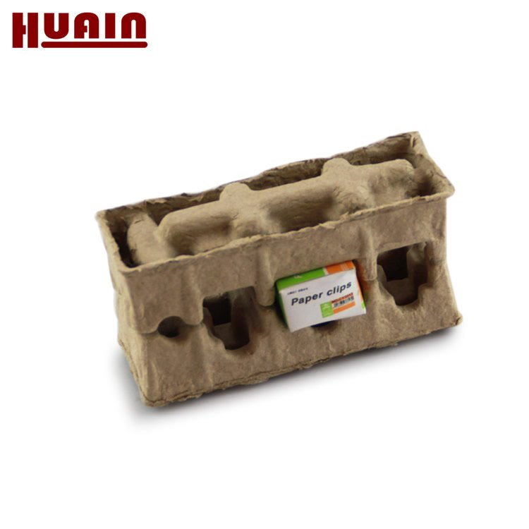 Wholesale Low Volume Molded Pulp Biodegradable Recyclable Molded Pulp Tray of Paper-Pulp Packaging Manufacturers