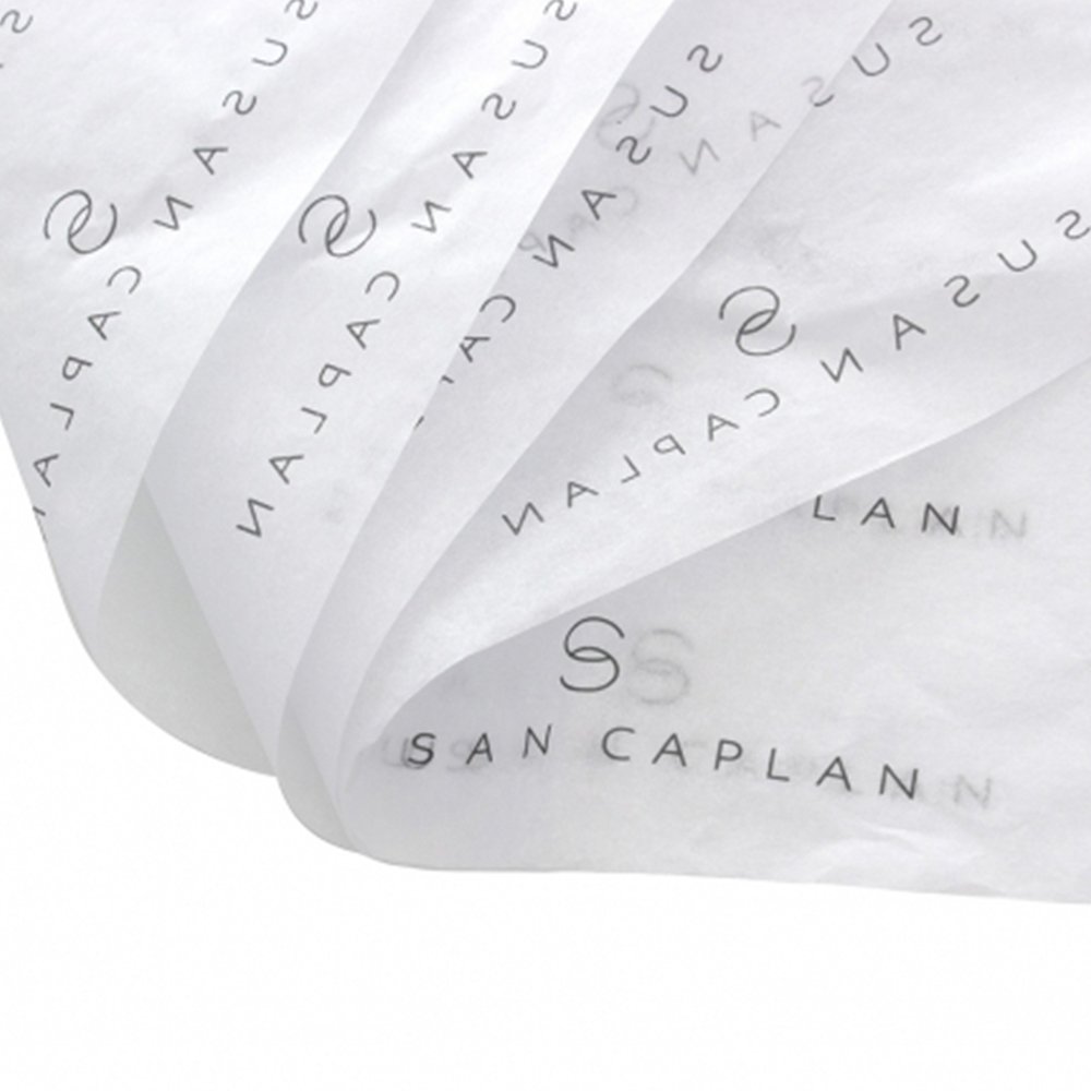 Custom Logo Printed Eco Friendly White Wrapping Tissue Silk Paper For Jewelry Packaging