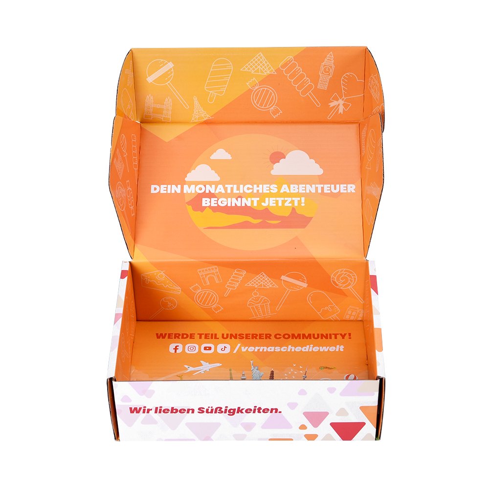 Corrugated coated paper box shoes packaging gift paper custom print logo recycle folding paper boxes