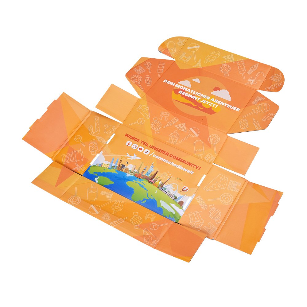 Corrugated coated paper box shoes packaging gift paper custom print logo recycle folding paper boxes