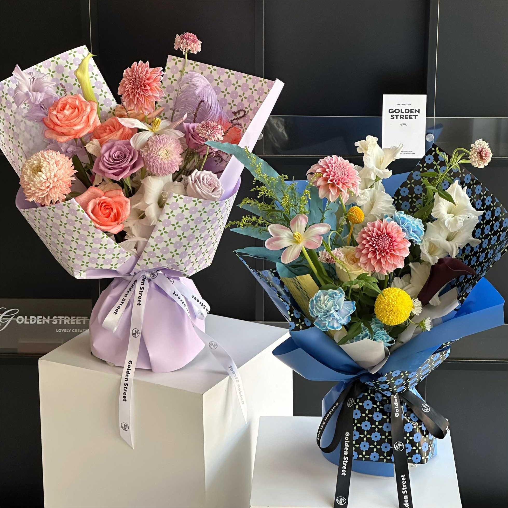 HAUBAN Flower wrapping paper floral wrapping paper waterproof florist bouquet wrap flower material waterproof wrapping paper