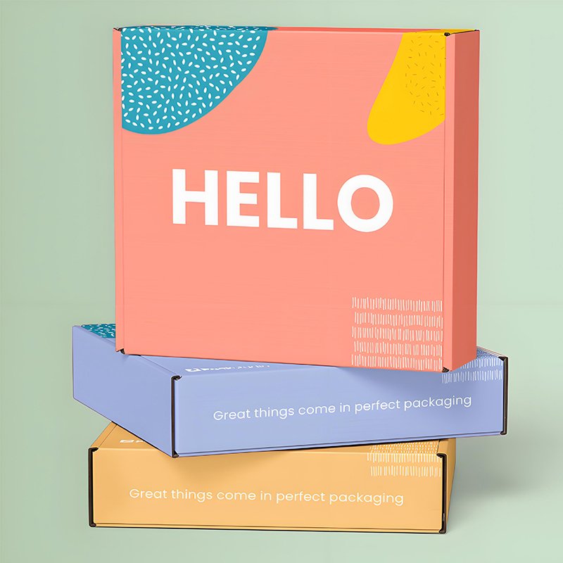 Customized Product Mailer Corrug Cardboard Paper Boxes Corrugated Shipping Carton Boxes Packaging For Packing