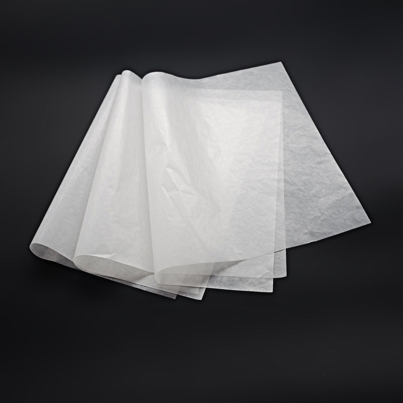 Custom glassine transparent food grade greaseproof 19gsm butter paper for pouches packaging wrapping cooking sweets