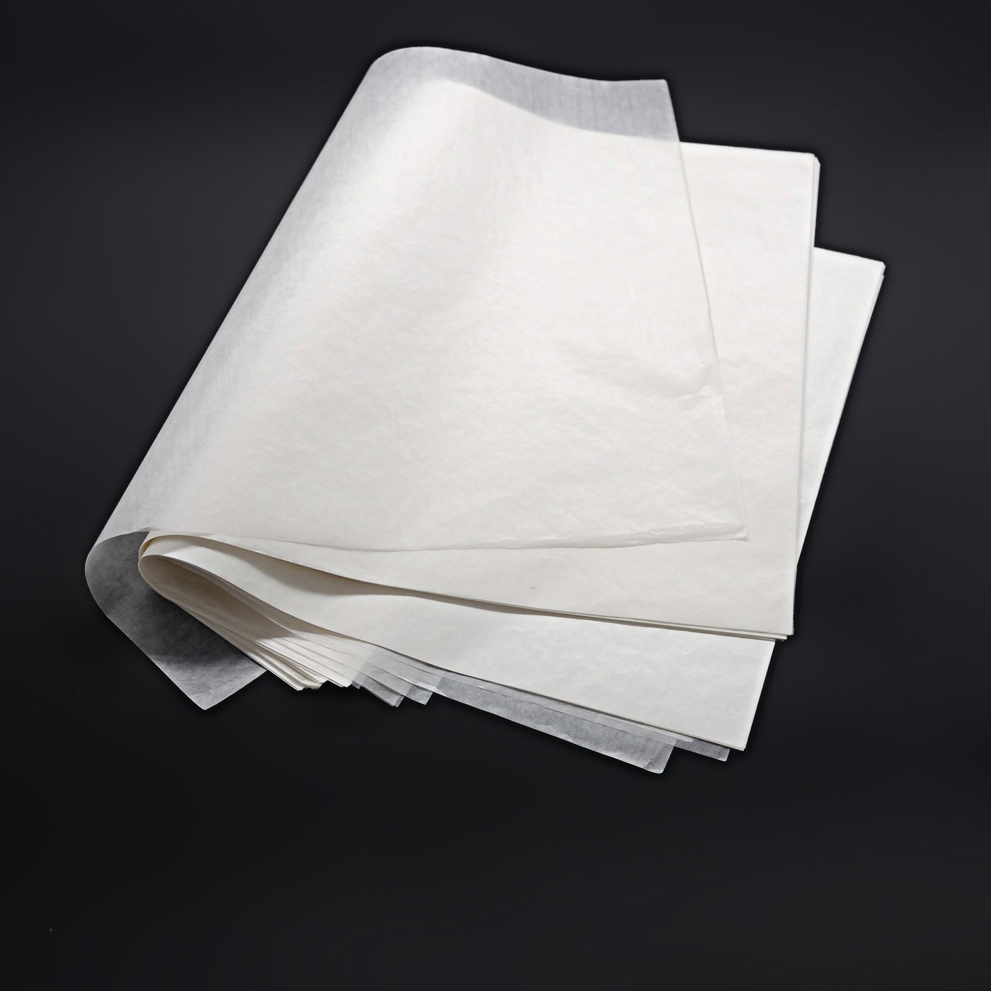 Custom glassine transparent food grade greaseproof 19gsm butter paper for pouches packaging wrapping cooking sweets