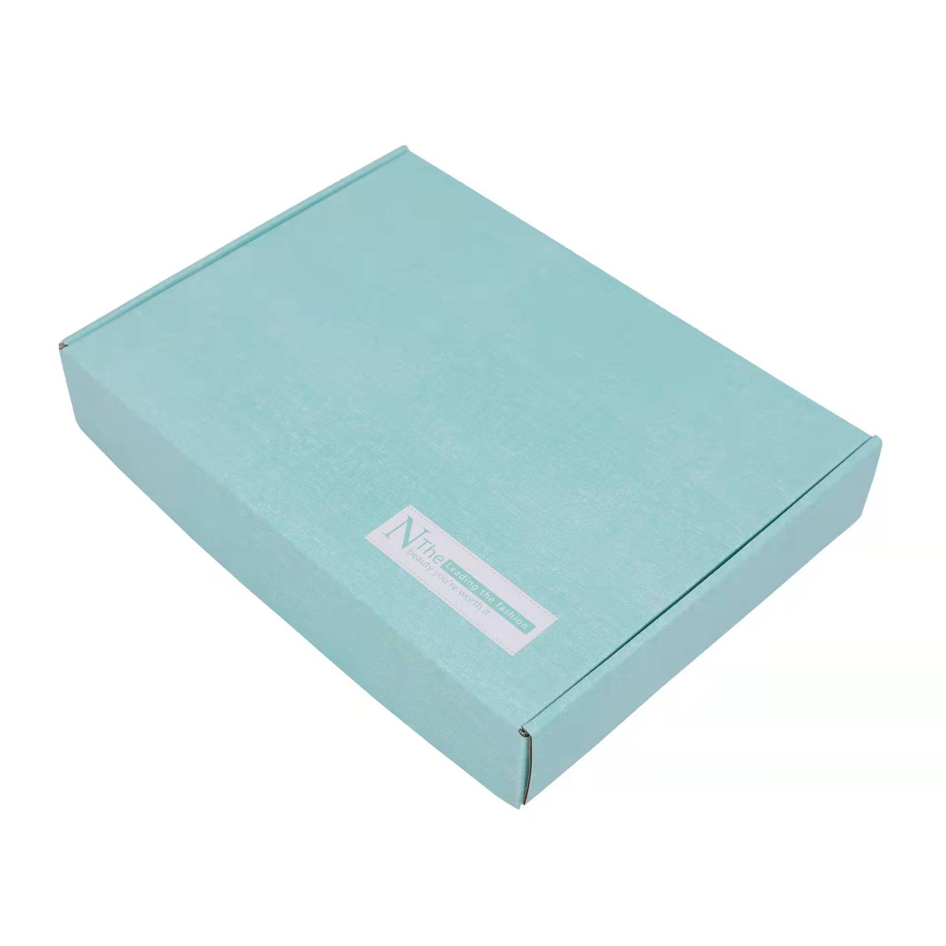 Cardboard packaging custom box logo shoes underwear box Kraft corrugated paper wholesale