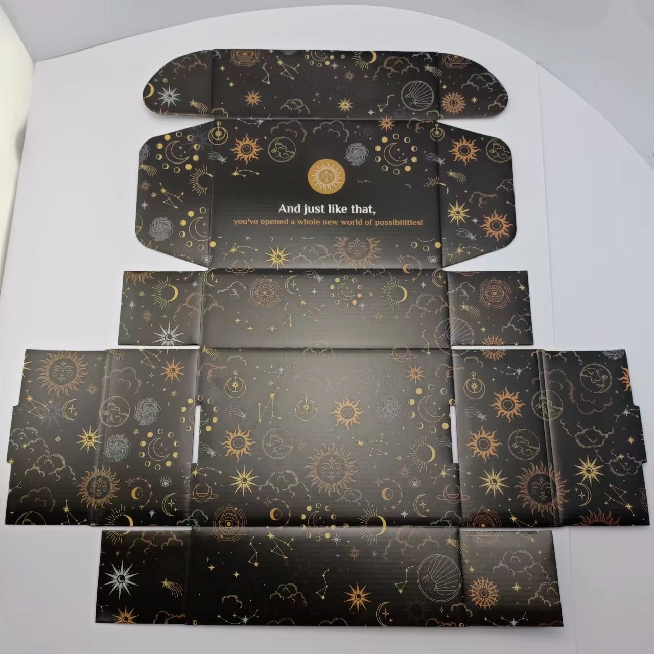 Custom Logo Black Paper Shipping Boxes Small Business Corrugated Mailer Cardboard Boxes Packaging Gift Boxes Carton Container