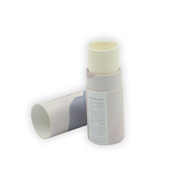 Wholesale luxury round print custom paper lipstick tube round packaging box