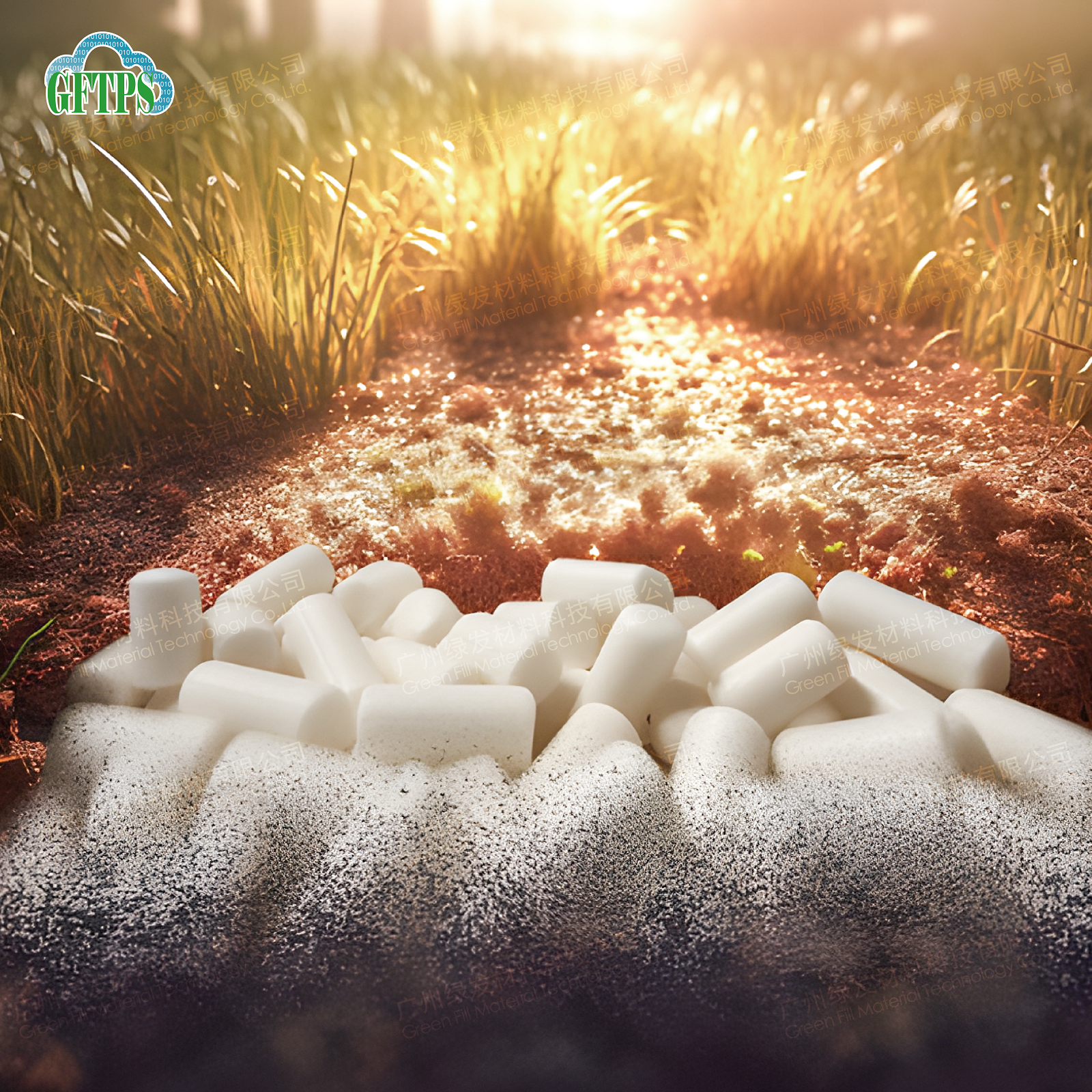 Fully degradable foam particles low carbon environmental protection starch foam packing packing paper