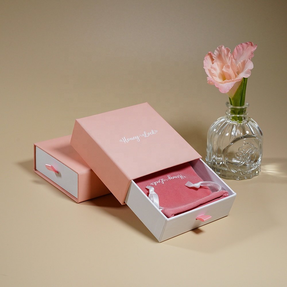 Custom Unique Elegant Design Jewelry Box With Logo Packaging Box Jewelry Wholesale