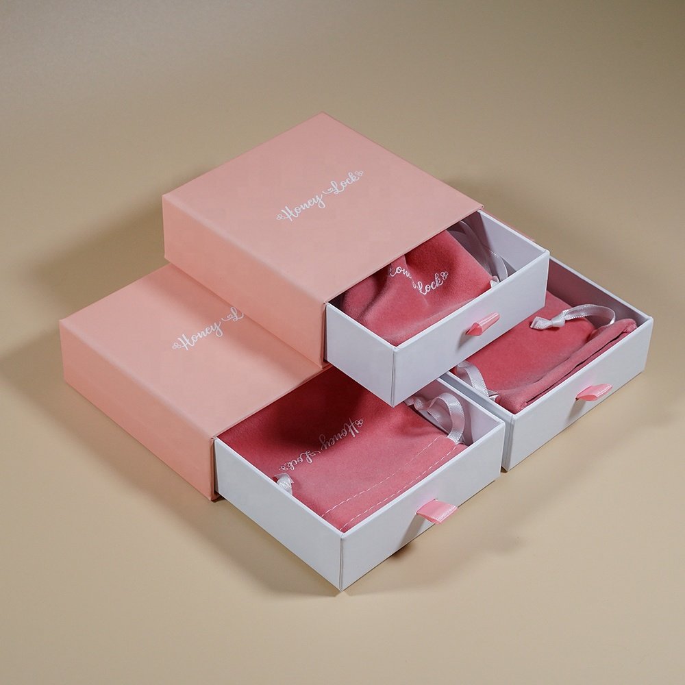 Custom Unique Elegant Design Jewelry Box With Logo Packaging Box Jewelry Wholesale