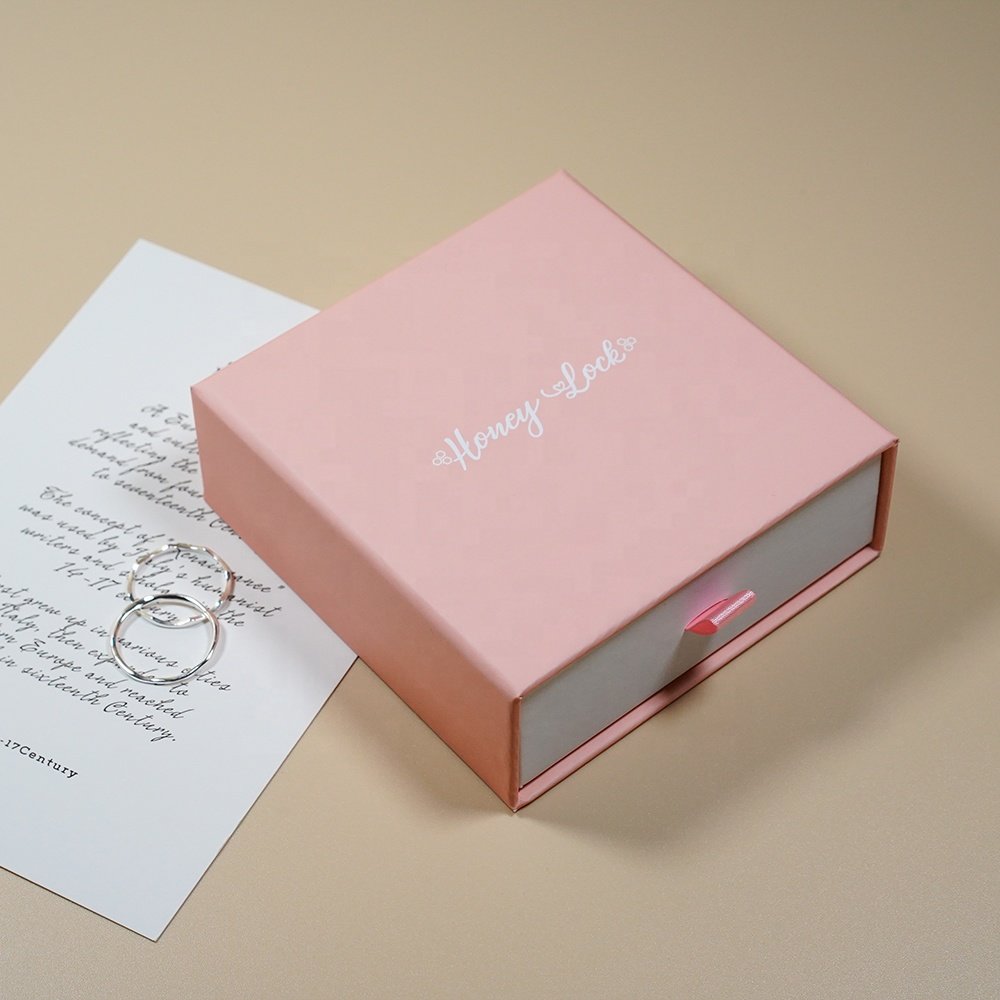 Custom Unique Elegant Design Jewelry Box With Logo Packaging Box Jewelry Wholesale