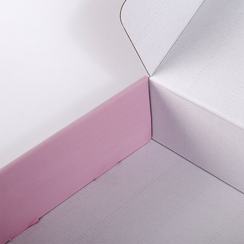 Custom Private Brand Box Pink Cosmetics Gift Packaging Storage Box Clothing Shoes Mailer Zipper Sealing Corrugated Box