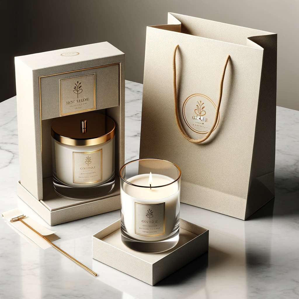 customized branded private label scented candle spiritual gift boxes packaging luxury reusable soy ink aromatherapy set box