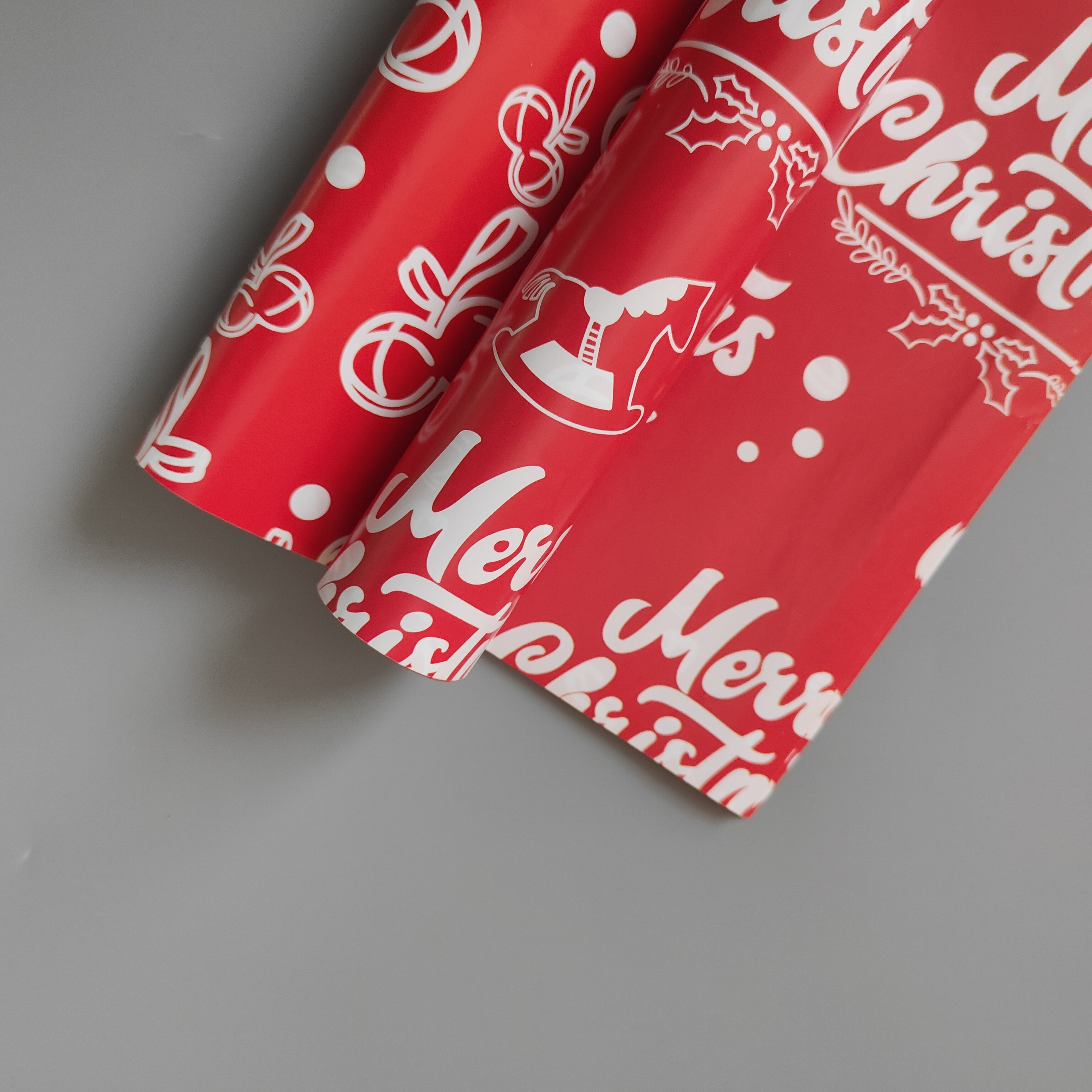 Supply recycled shrink gift packing paper custom christmas wrapping paper roll
