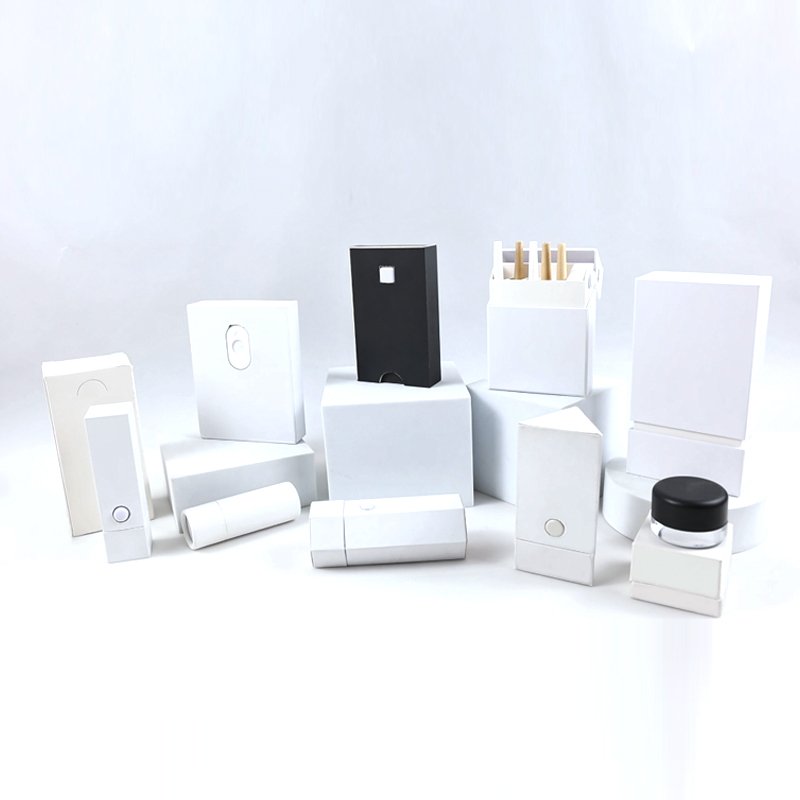 Custom Logo Design Printing 5ml 7ml 9ml Glass Concentrate Jar Container Packaging Paper Box