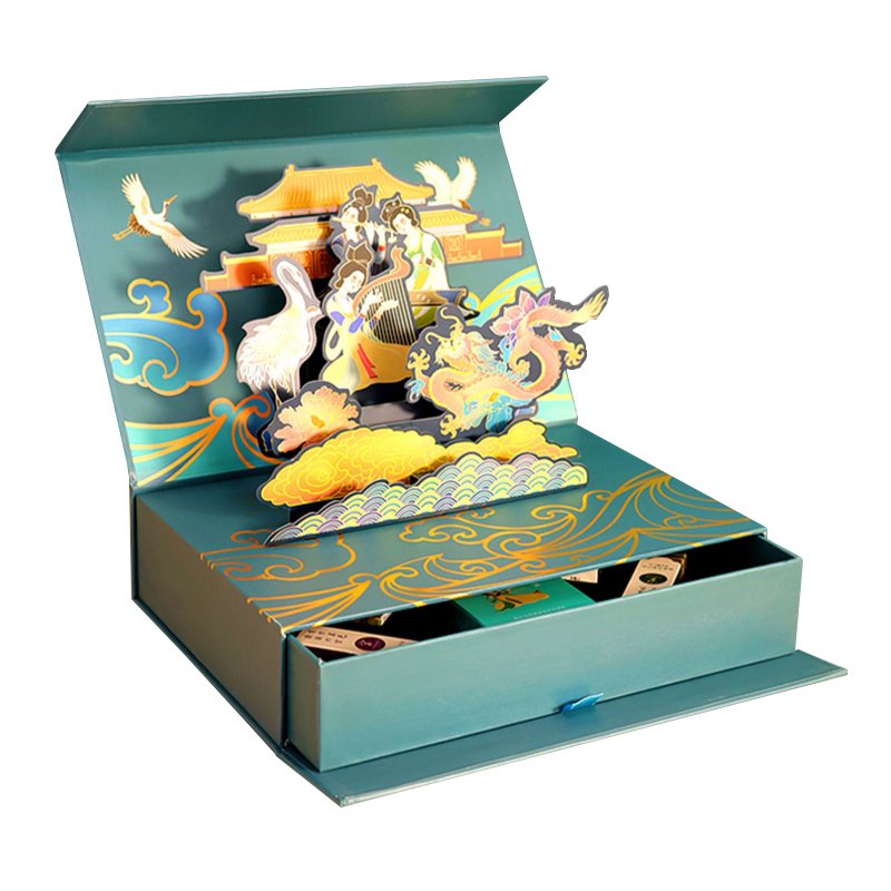 Recyclable china wholesale custom beauty large christmas advent calendar packaging box cardboard gift 25 days