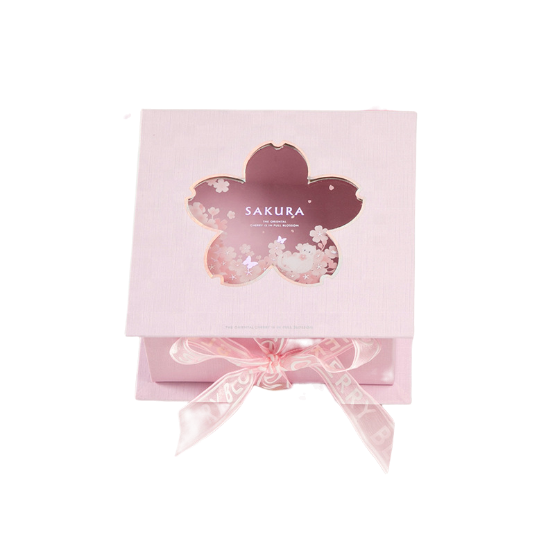 Accept Customization Fashion Gold Foil Packaging Mistery Box Electron Pink Gold Foil Jewelry Stamping Gift Boxes