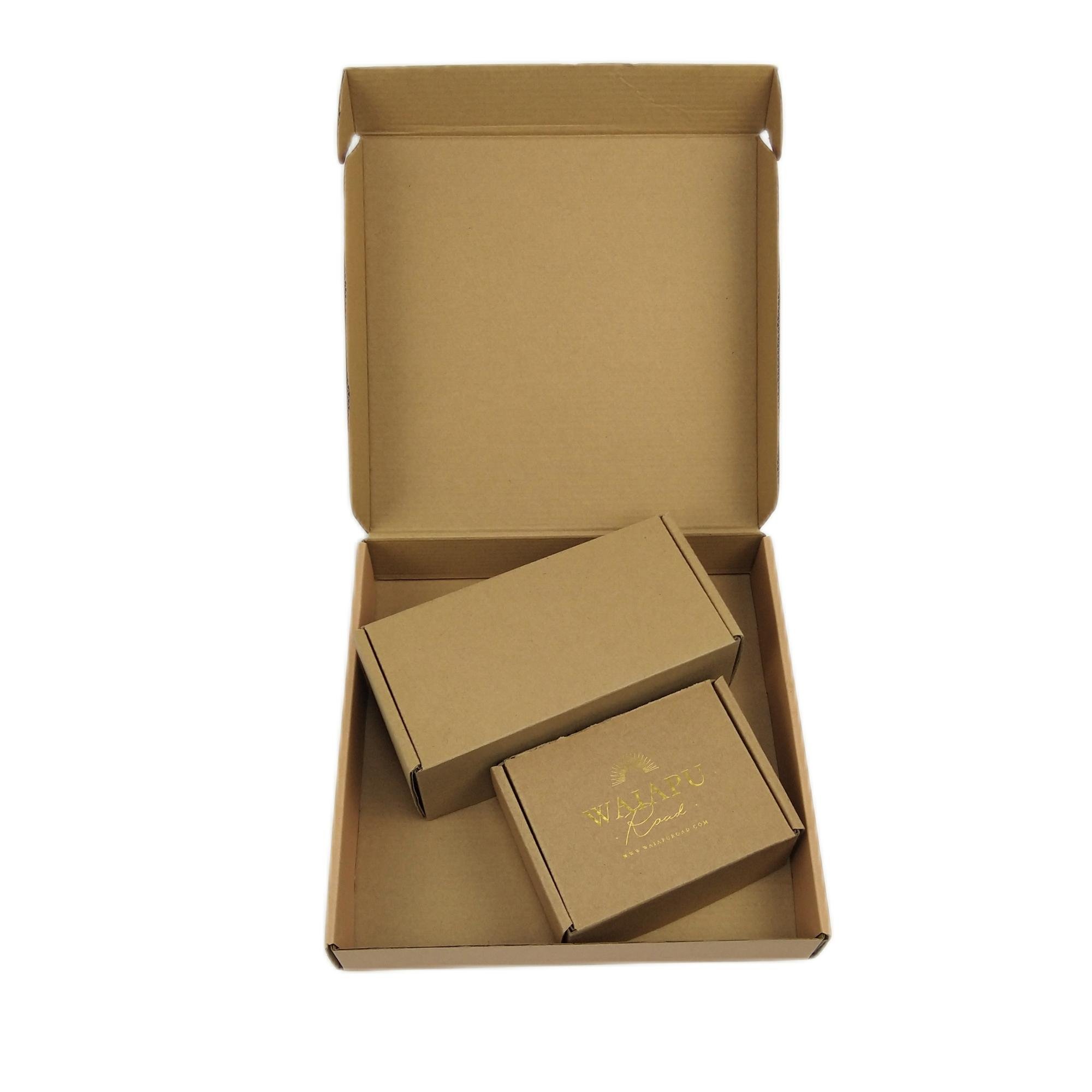Custom Recyclable Brown Kraft Corrugated Box Kraft Paper Shipping Packaging Box