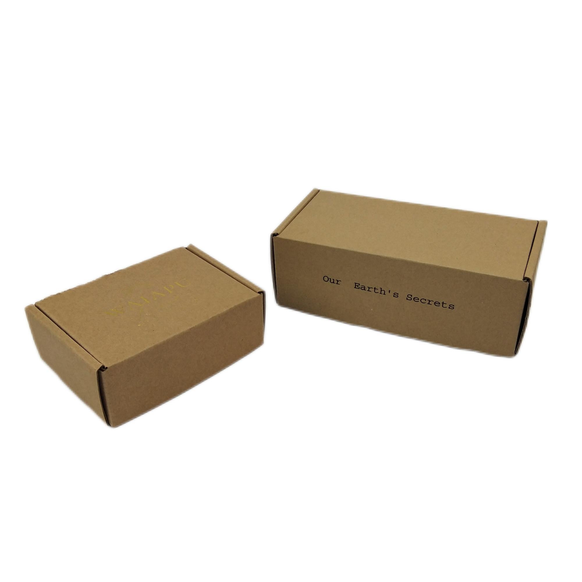 Custom Recyclable Brown Kraft Corrugated Box Kraft Paper Shipping Packaging Box