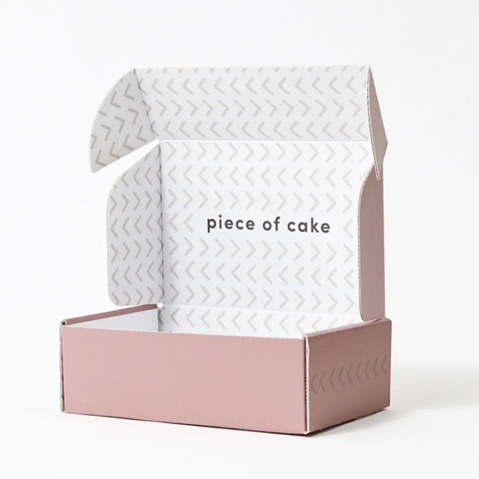 Custom Logo Mailer Box Paper Corrugated Cardboard Packaging Postal Shipping Box Printing