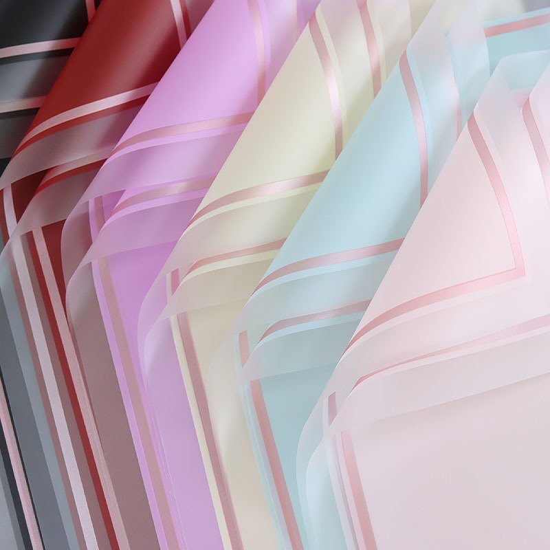 Jelly film flower wrapping paper florist floral wrapping paper Korean matte wrapping paper