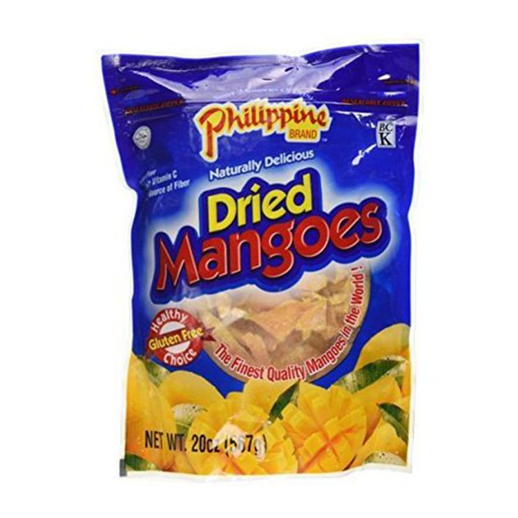 Wholesale Custom Logo Plastic Vacuum Snack Philippine Mango Thai Durian Dried Fruit Package Pouch Dry Food Packaging Bag