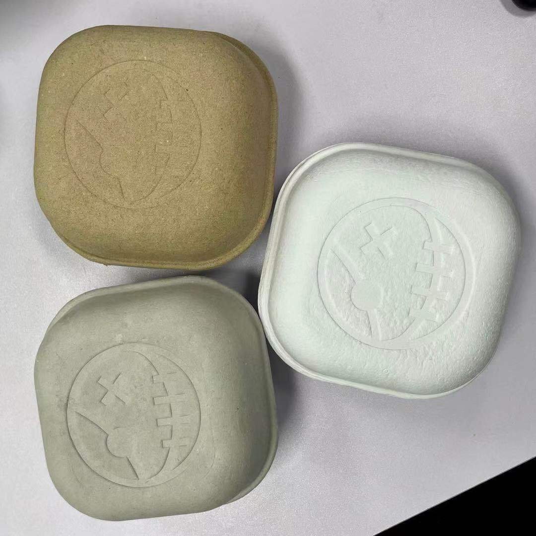 Biodegradable molded pulp paper box burger take away paper packaging box