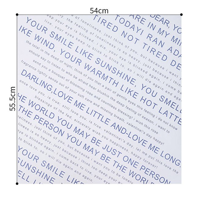 Ins style tulip wrapping paper packaging flower wrapping tissue paper flower bouquet gift packaging wrapping nets paper