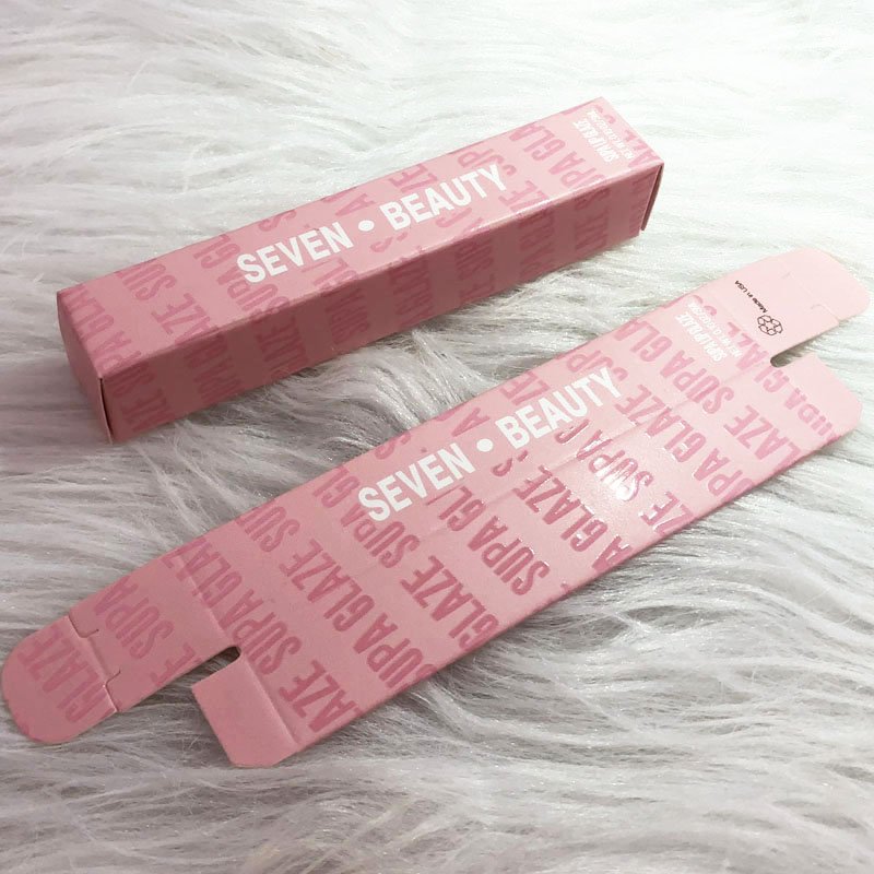 OEM private label lip stick tubes packages paper box lipgloss lip balm custom logo packaging boxes
