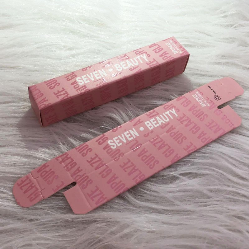 OEM private label lip stick tubes packages paper box lipgloss lip balm custom logo packaging boxes