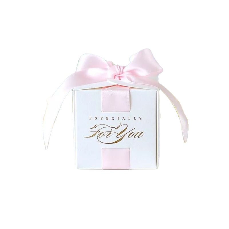 AMZ Hot Sale Wedding Favors Gift With Ribbon Candy Boxes For Christening Baby Shower Birthday Event Party Supplies
