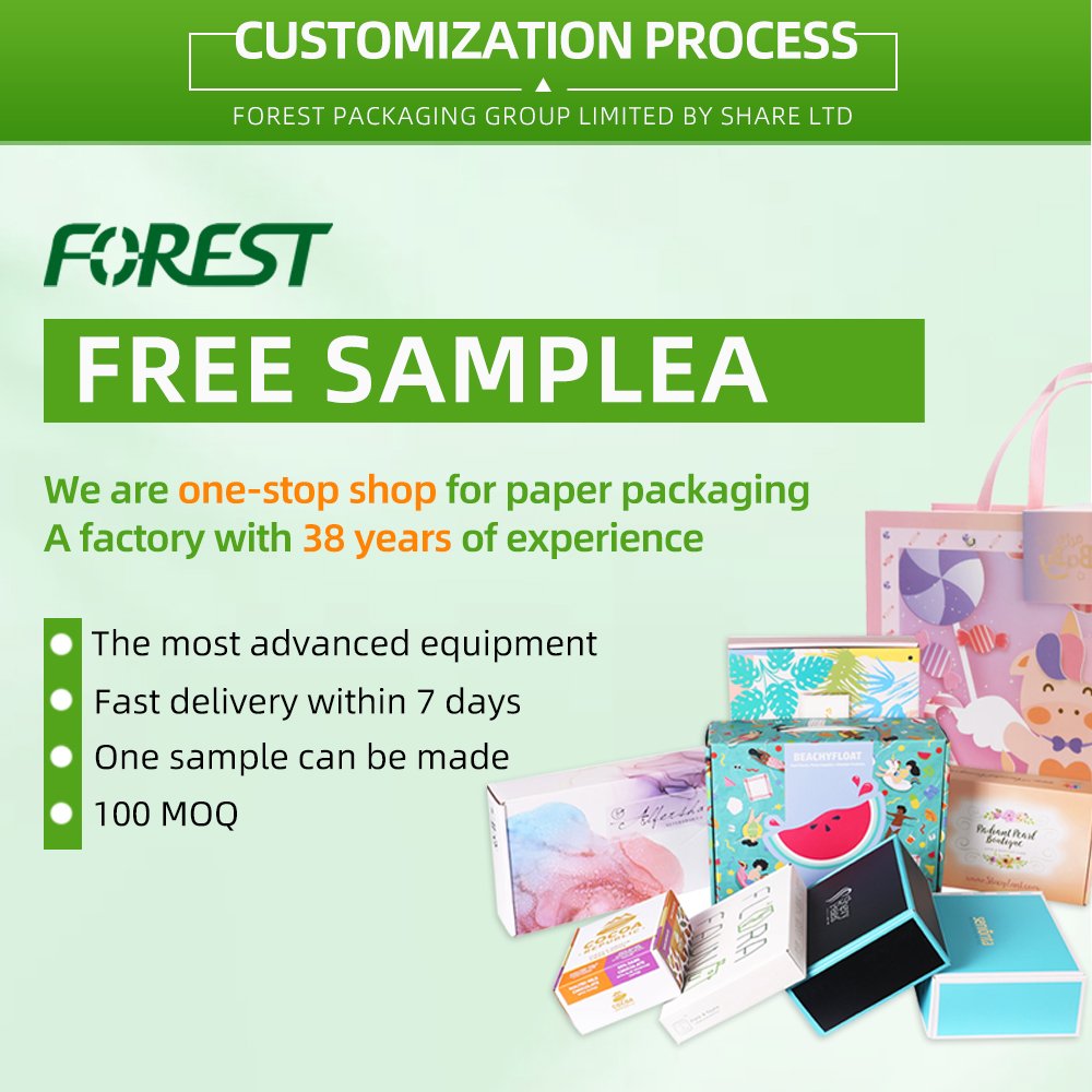 Forest Packing Creative Christmas Kraft Paper Gift Box Beautiful Foldable Clamshell Book Exquisite Christmas gift box